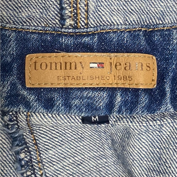 VINTAGE TOMMY HILFIGER TOMMY JEANS 90’s OVERALLS DENIM Unisex size medium - Picture 15 of 15